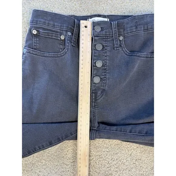 Madewell Jeans Womens Size 27 Black Wash Cali Demi-Boot Jeans Denim E151 - Picture 12 of 16